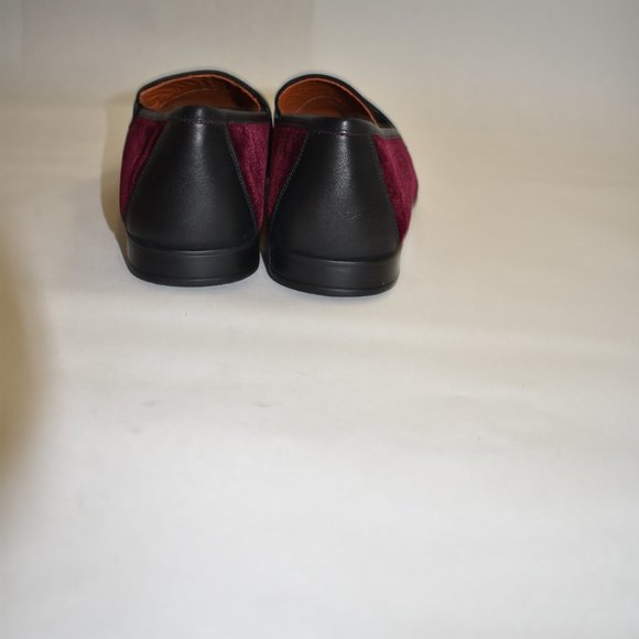 Magnanni Vale Penny Loafer Burgundy Velvet  Size 10 M main image 5